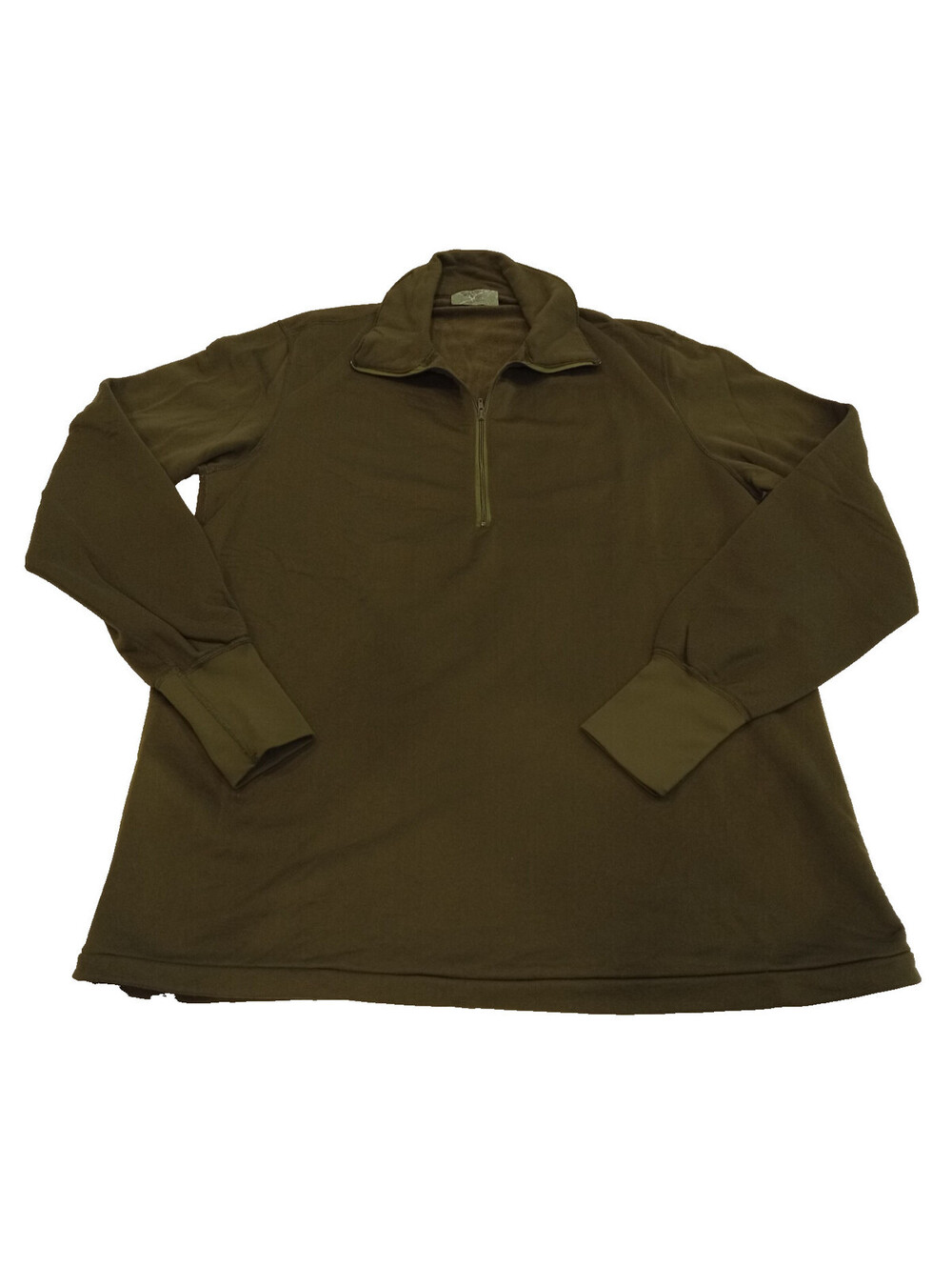 Vintage USGI Sleeping Shirt Medium Cold Weather Military Base Layer Mock Neck M